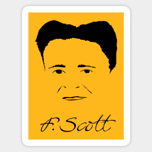 F. Scott. Fitzgerald Sticker